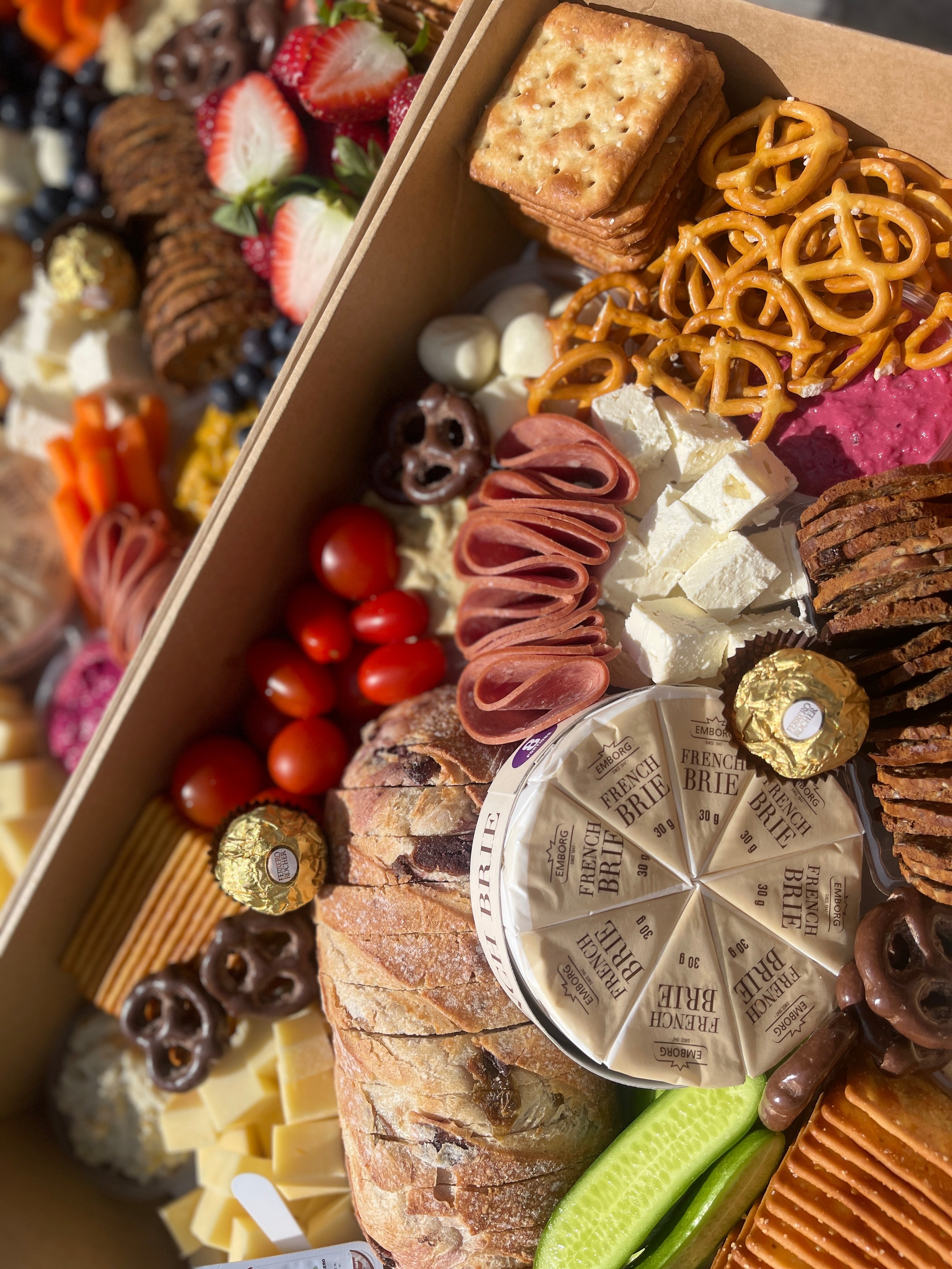 the portable graze – more than cheese Images High... Gourmet Cheese Graze Box – Grazed by Naz